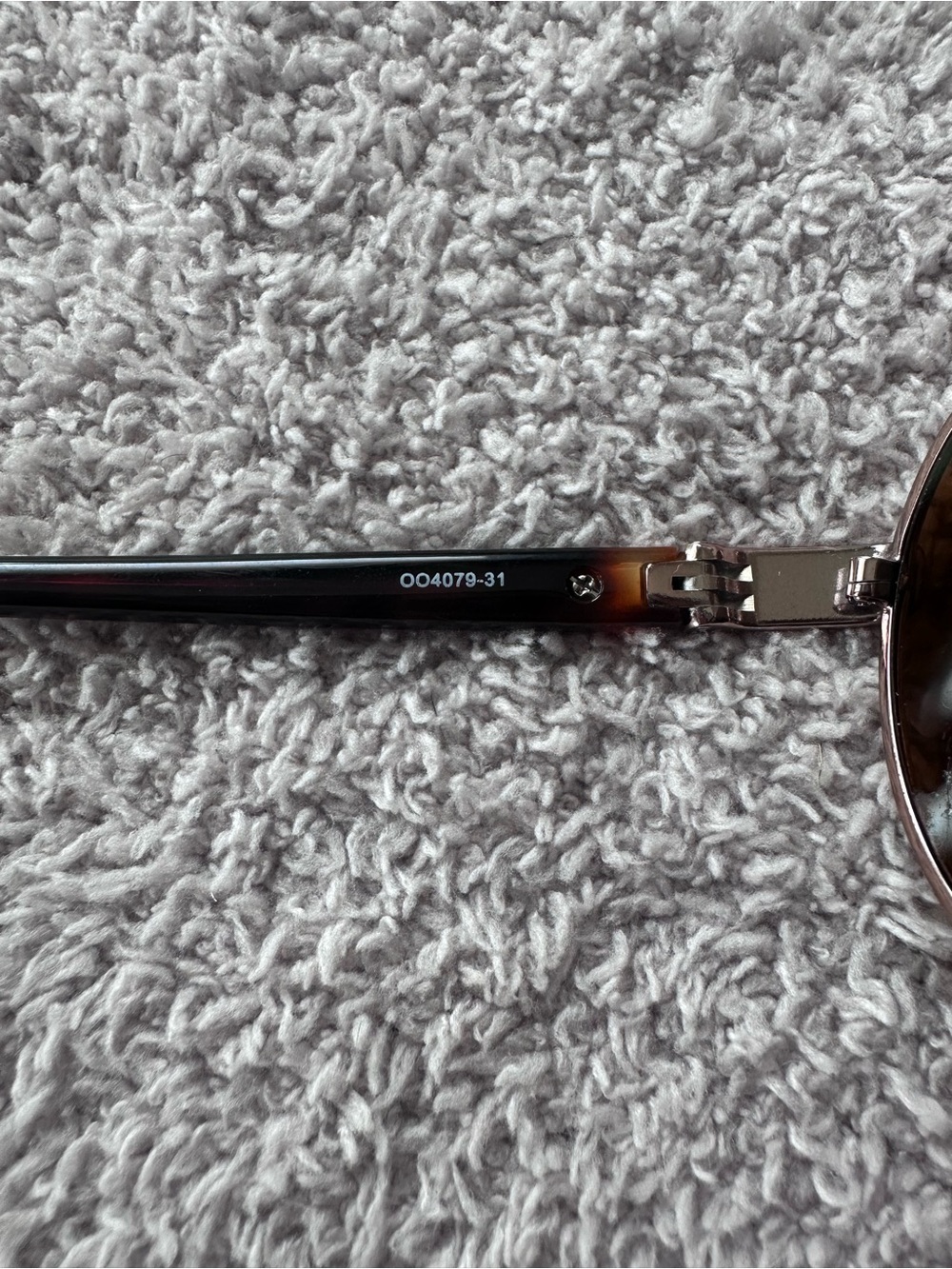 Oakley Aviator Feedback Sunglasses w/ Brown Polarized Lenses and Rose Gold Frame - Picture 10 of 10